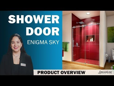 DreamLine Enigma Sky 56-60 In. W X 62 In. H Frameless Sliding Tub Door - Polished Stainless Steel - Image 2