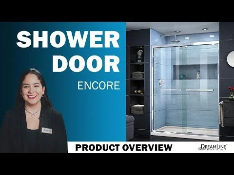 DreamLine Encore 56-60 Inch W X 58 Inch H Semi Frameless Bypass Tub Door - Image 2