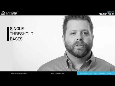 DreamLine SlimLine 32 Inch D X 32 Inch W X 2-3/4 Inch H Corner Drain Double Threshold Shower Base - Image 4