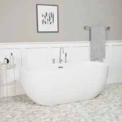 Hudson Acrylic Double Ended Freestanding Tub Package