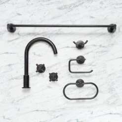 Kally Collection Complete Bathroom Faucet And Hardware Set