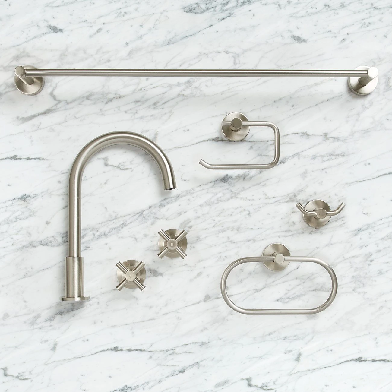Kally Collection Complete Bathroom Faucet And Hardware Set - Image 2