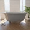 Barrett 66 Inch Double Ended Clawfoot Air Massage Tub - Made In USA