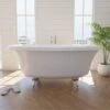 Barrett 72 Inch Double Ended Clawfoot Air Massage Tub - Made In USA