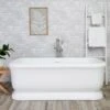 Sundance 67 Inch Acrylic Double Ended Freestanding Tub - No Faucet Drillings