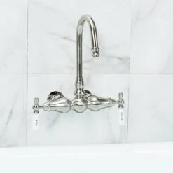 Bathroom Wall Mount Clawfoot Bathtub Faucet