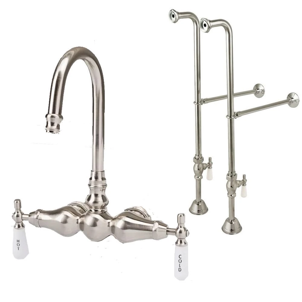 Freestanding Gooseneck Clawfoot Tub Faucet - Image 2