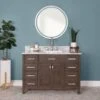Mason Hill 48 Inch Oak Vanity With Rectangular Undermount Sink - Dark Oak