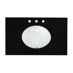 36 Inch Vanity Top With Oval Undermount Sink