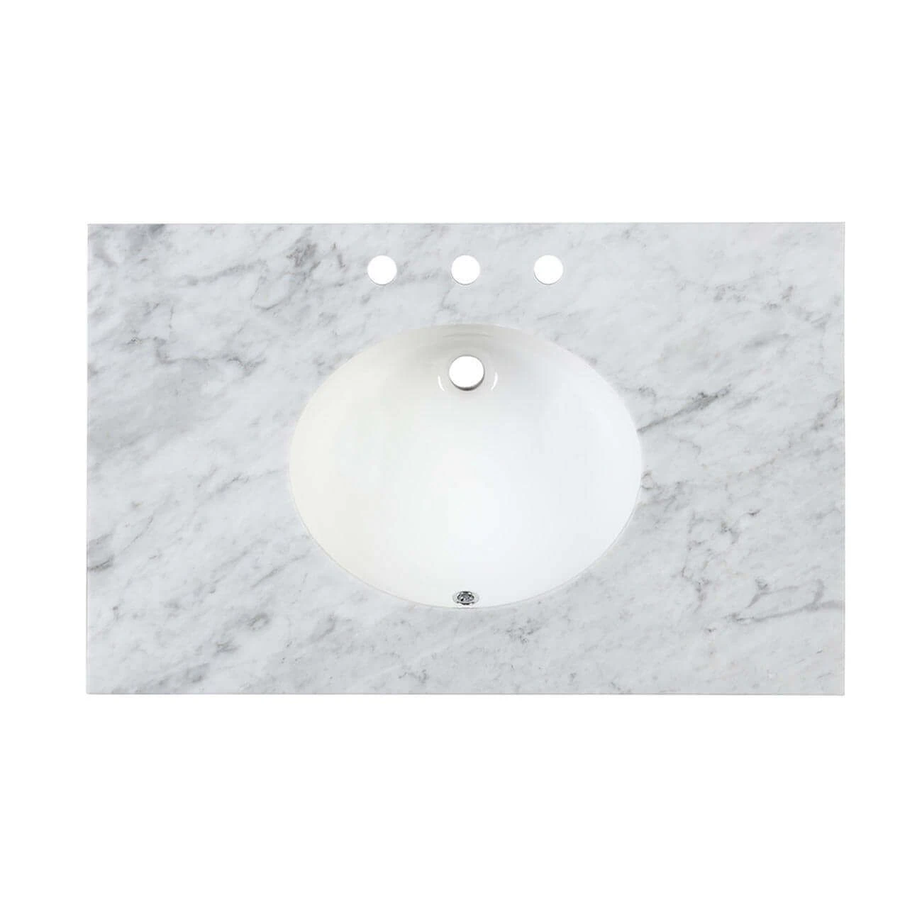 36 Inch Vanity Top With Oval Undermount Sink - Image 2