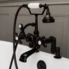 Deck Mount Clawfoot Tub Faucet With Handshower