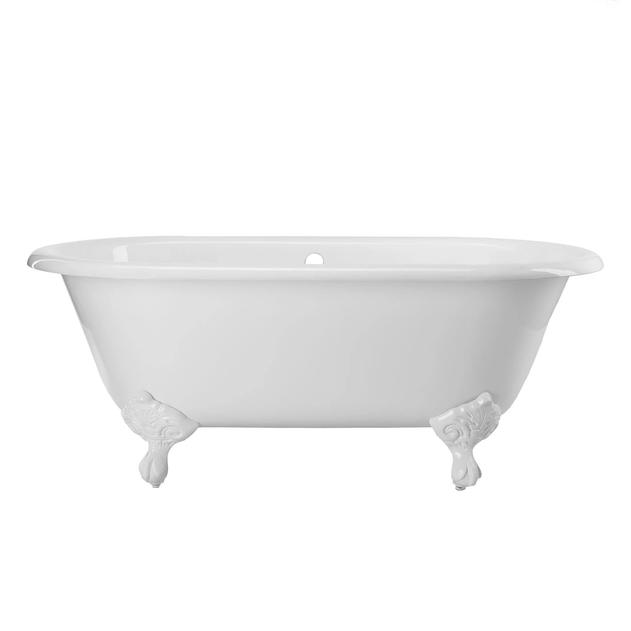 Kensington Cast Iron Double Ended Clawfoot Tub - No Faucet Drillings - Image 2