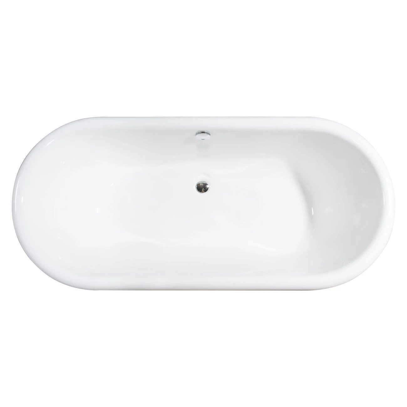 Napoleon Cast Iron Double Ended Clawfoot Tub - No Faucet Drillings - Monarch Feet - Image 4