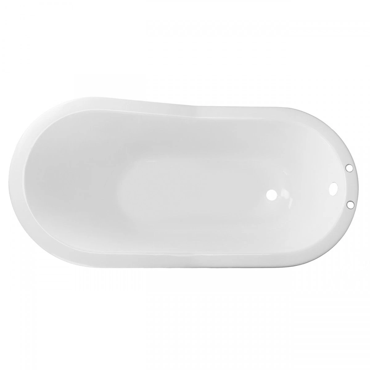 Mila Cast Iron Slipper Clawfoot Tub - Rim Faucet Drillings - Image 5