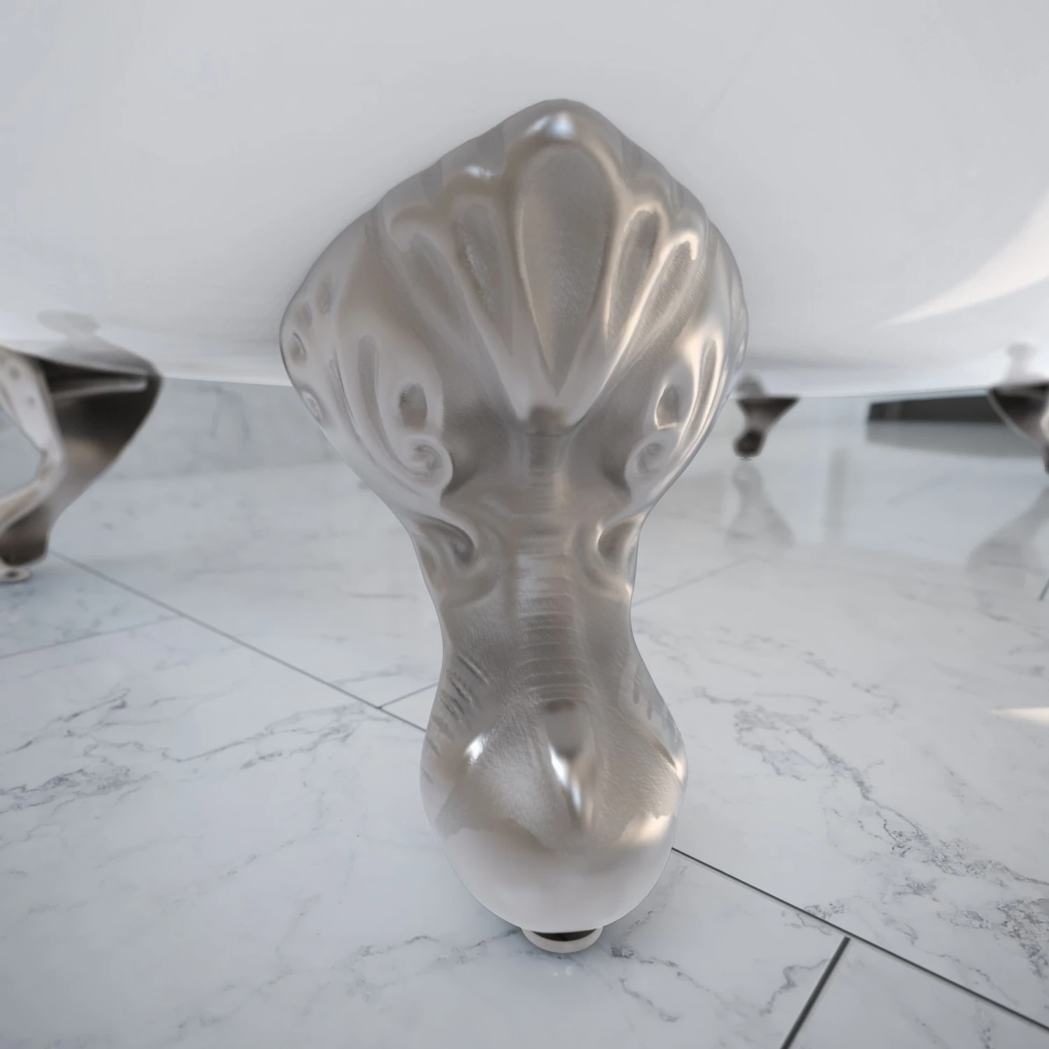 Lennox Acrylic Double Ended Clawfoot Tub - Made In USA - Image 5