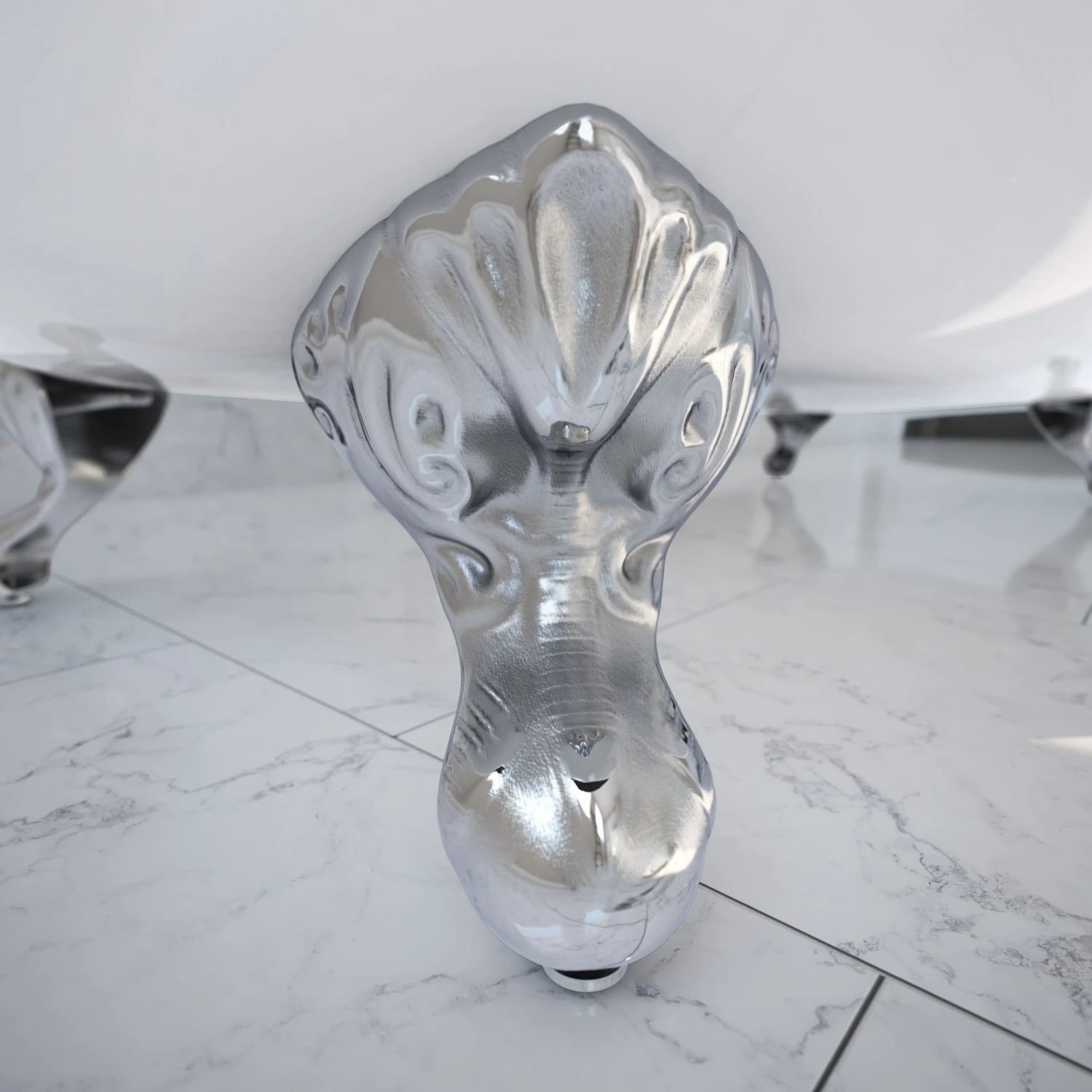 Lennox Acrylic Double Ended Clawfoot Tub - Made In USA - Image 6