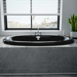 Brigham Acrylic Double Ended Drop In Air Massage Tub - Left Side Motor - Made In USA