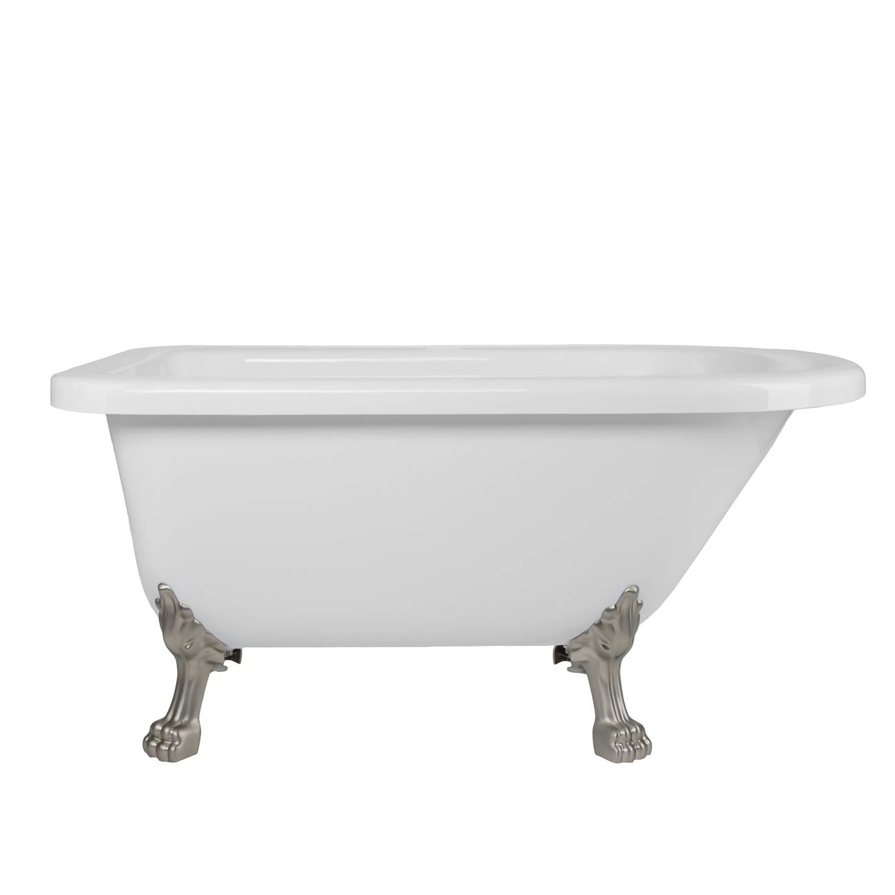 Stratford Acrylic Classic Clawfoot Tub - No Faucet Drillings - Lion Paw Feet - Image 7