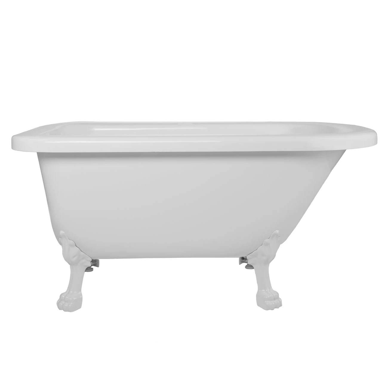 Stratford Acrylic Classic Clawfoot Tub - No Faucet Drillings - Lion Paw Feet - Image 6
