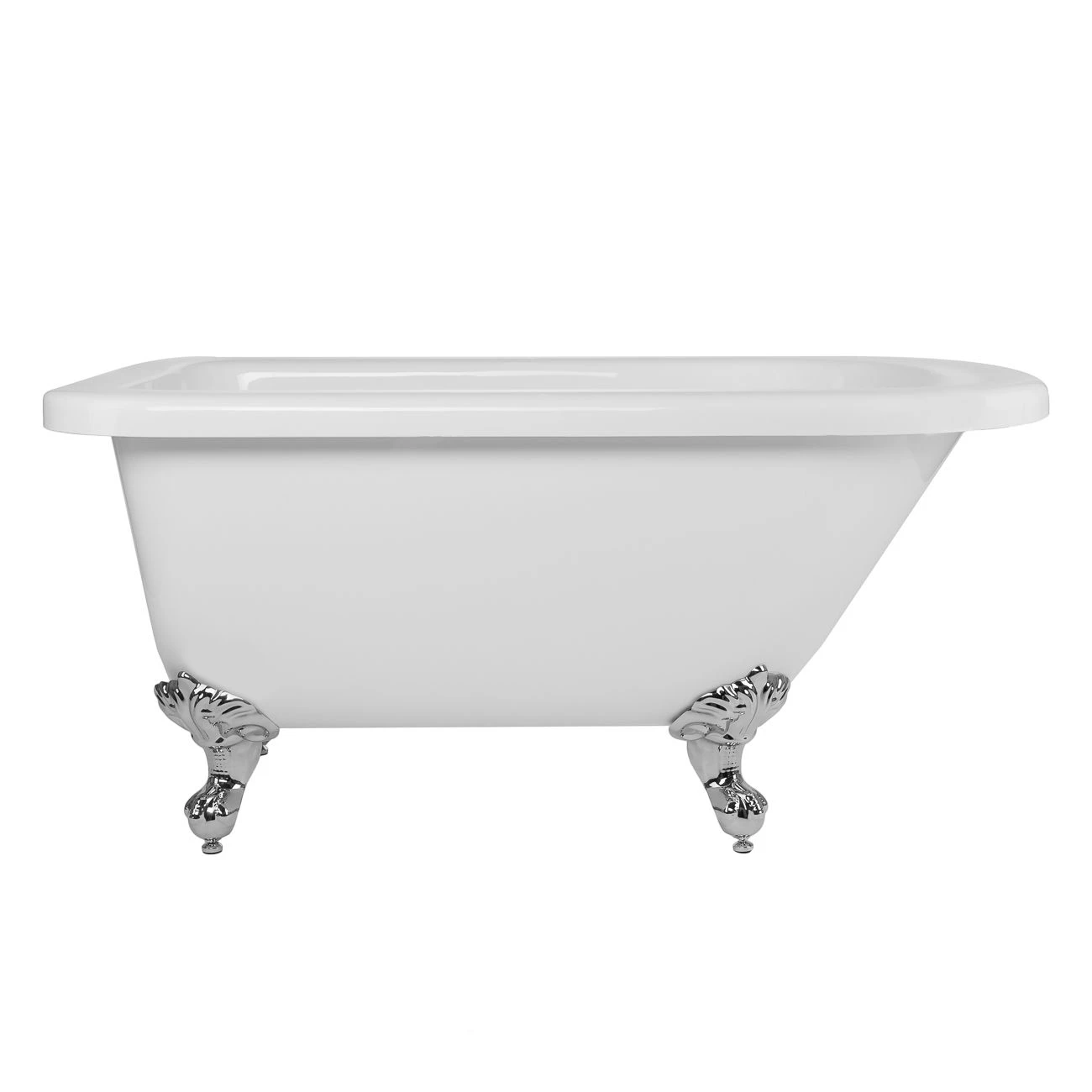 Savanna Acrylic Classic Clawfoot Tub - No Faucet Drillings - Ball & Claw Feet - Image 2