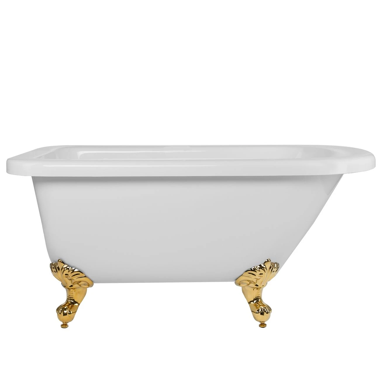 Savanna Acrylic Classic Clawfoot Tub - No Faucet Drillings - Ball & Claw Feet - Image 5