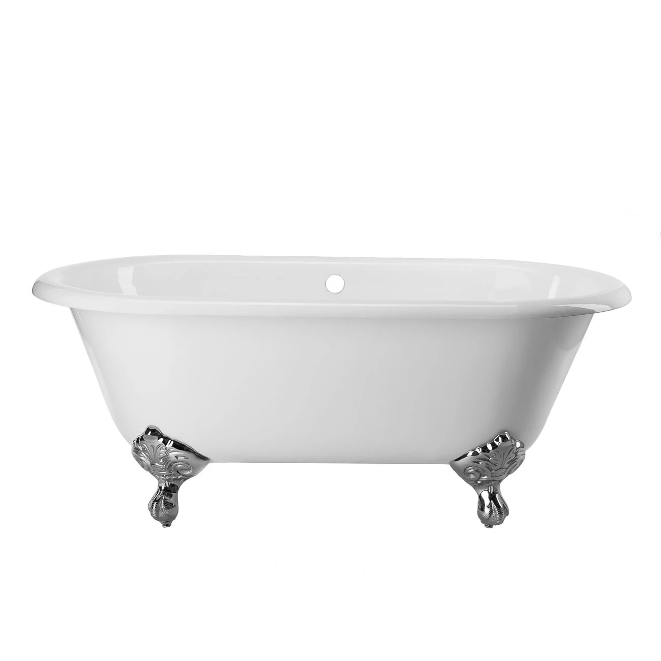 Kensington Cast Iron Double Ended Clawfoot Tub - No Faucet Drillings - Image 3