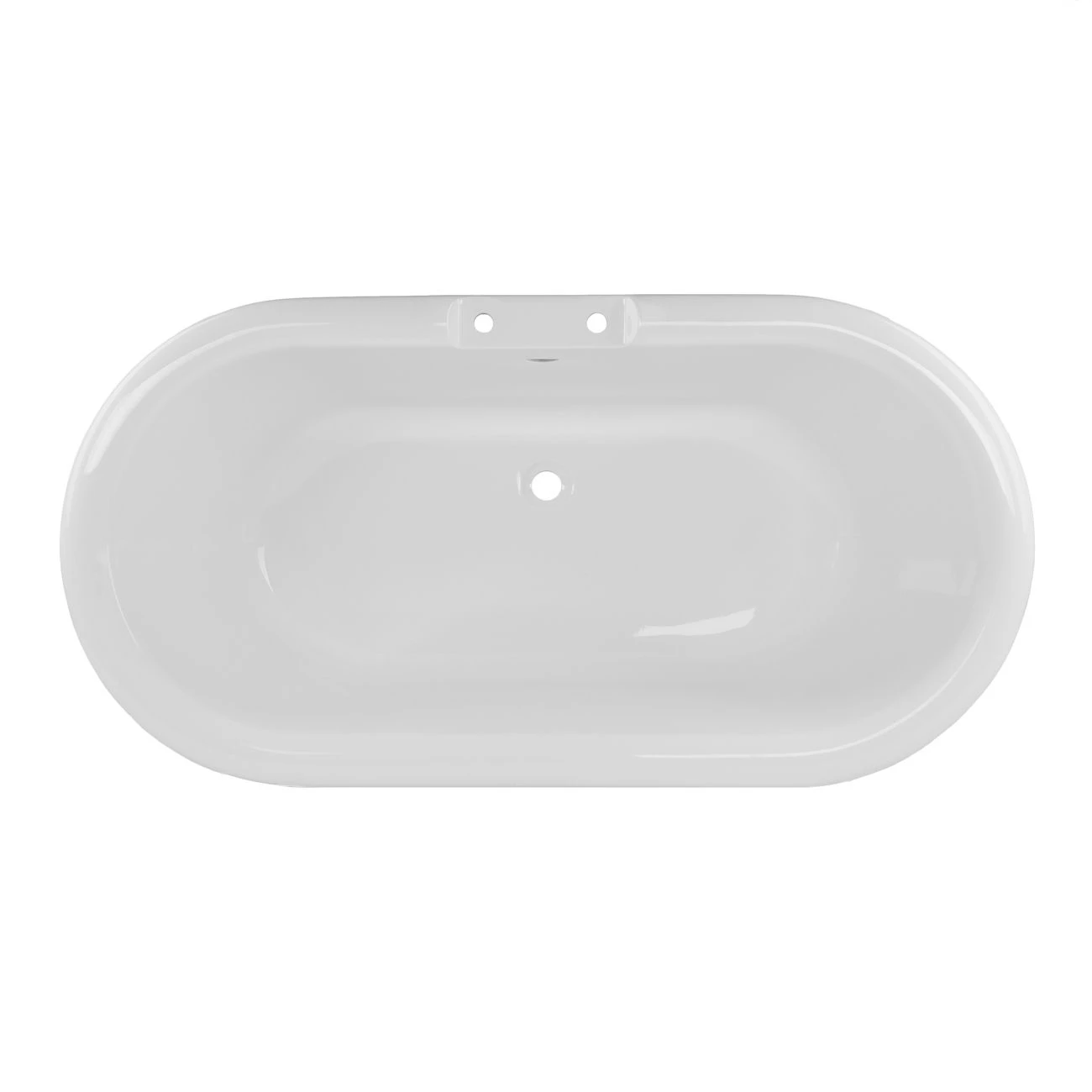 Windsor Acrylic Double Ended Clawfoot Tub Package - Rim Faucet Drillings - Image 5