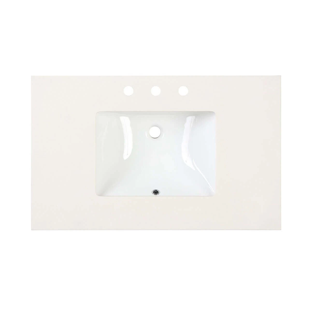 36 Inch Vanity Top With Rectangular Undermount Sink - Image 2