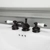 Widespread Bathroom Sink Faucet - Porcelain Lever Handles
