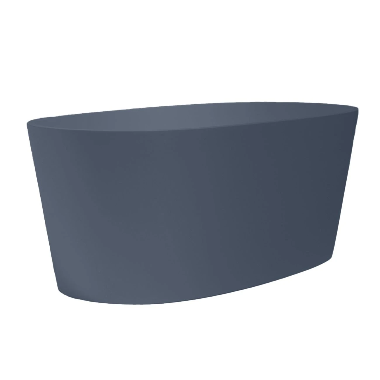 Solano 59 Inch Resin Double Ended Matte Tub - Image 6