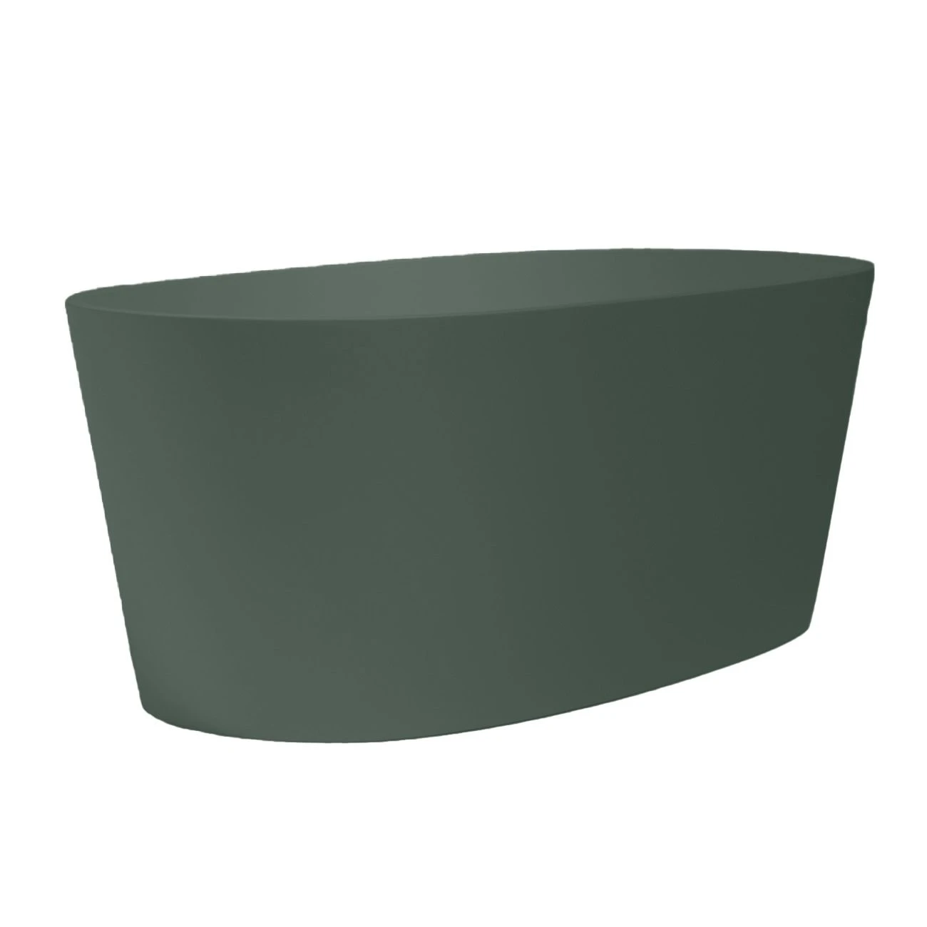 Solano 59 Inch Resin Double Ended Matte Tub - Image 7
