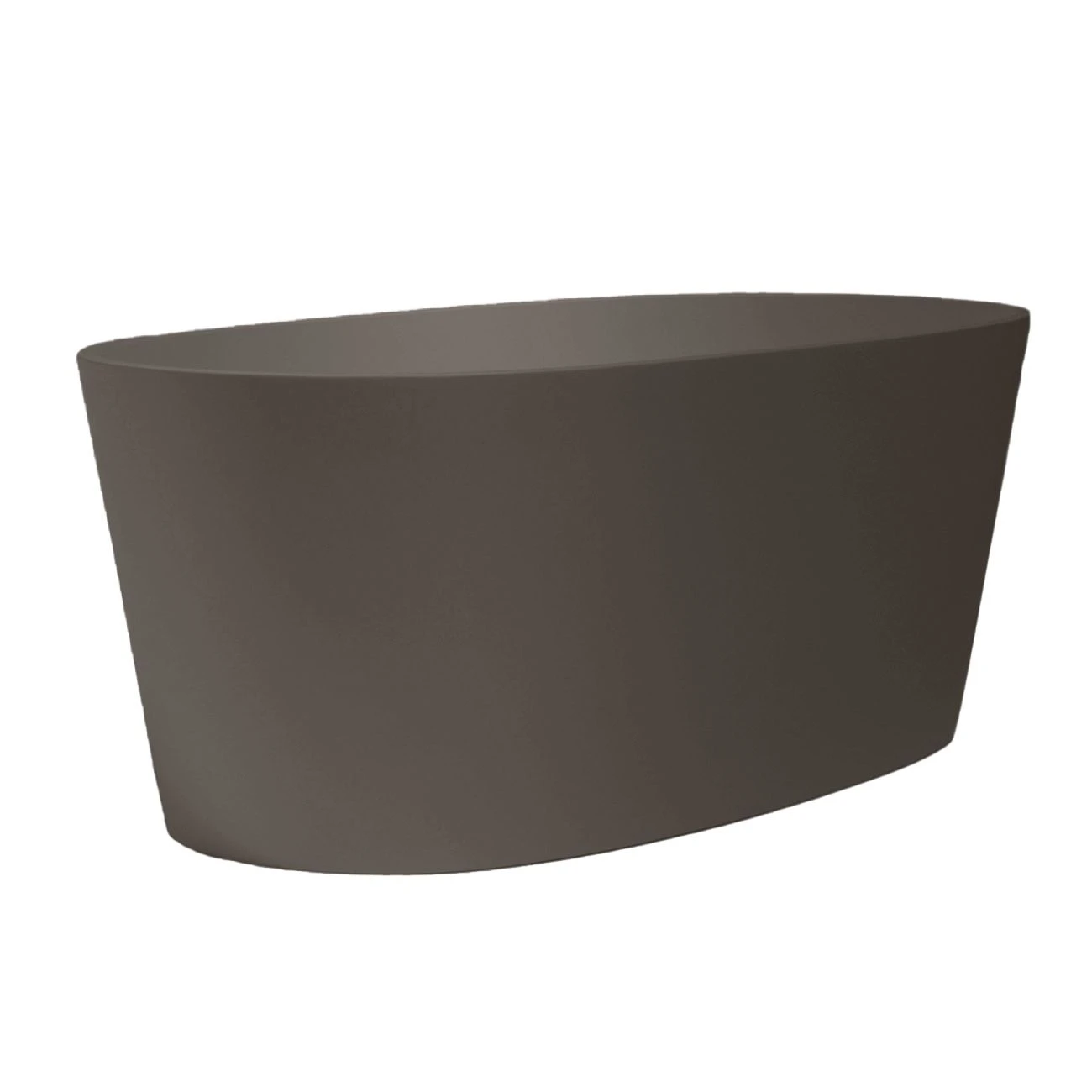 Solano 59 Inch Resin Double Ended Matte Tub - Image 3