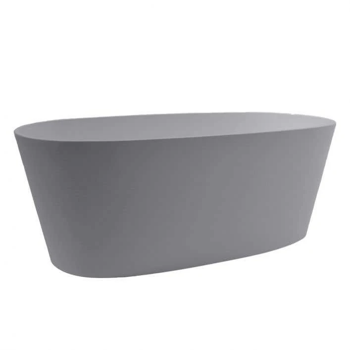 Solano 59 Inch Resin Double Ended Matte Tub - Image 10