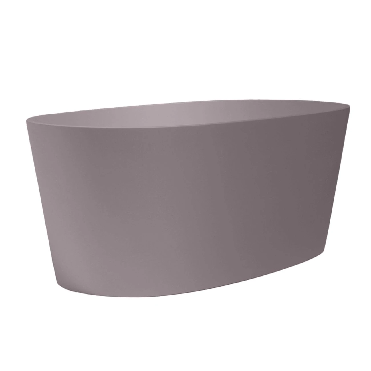 Solano 59 Inch Resin Double Ended Matte Tub - Image 8