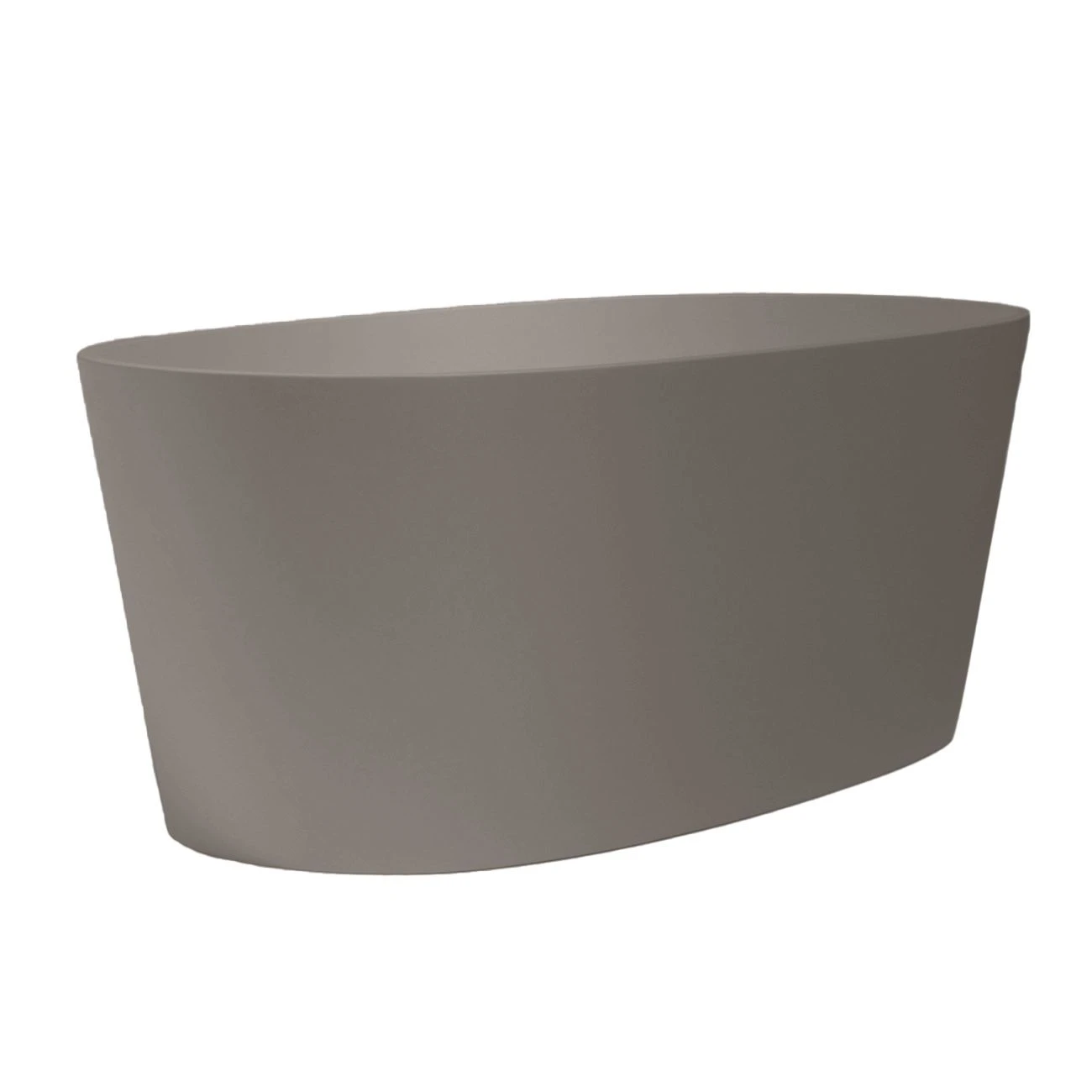 Solano 59 Inch Resin Double Ended Matte Tub - Image 9