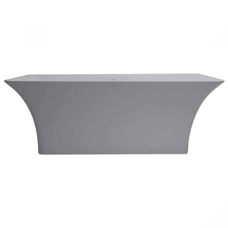 Savoy 66 Inch Resin Double Ended Matte Tub - Image 11