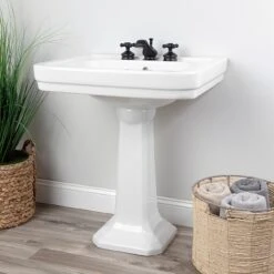 Valeta 28 Inch Pedestal Sink