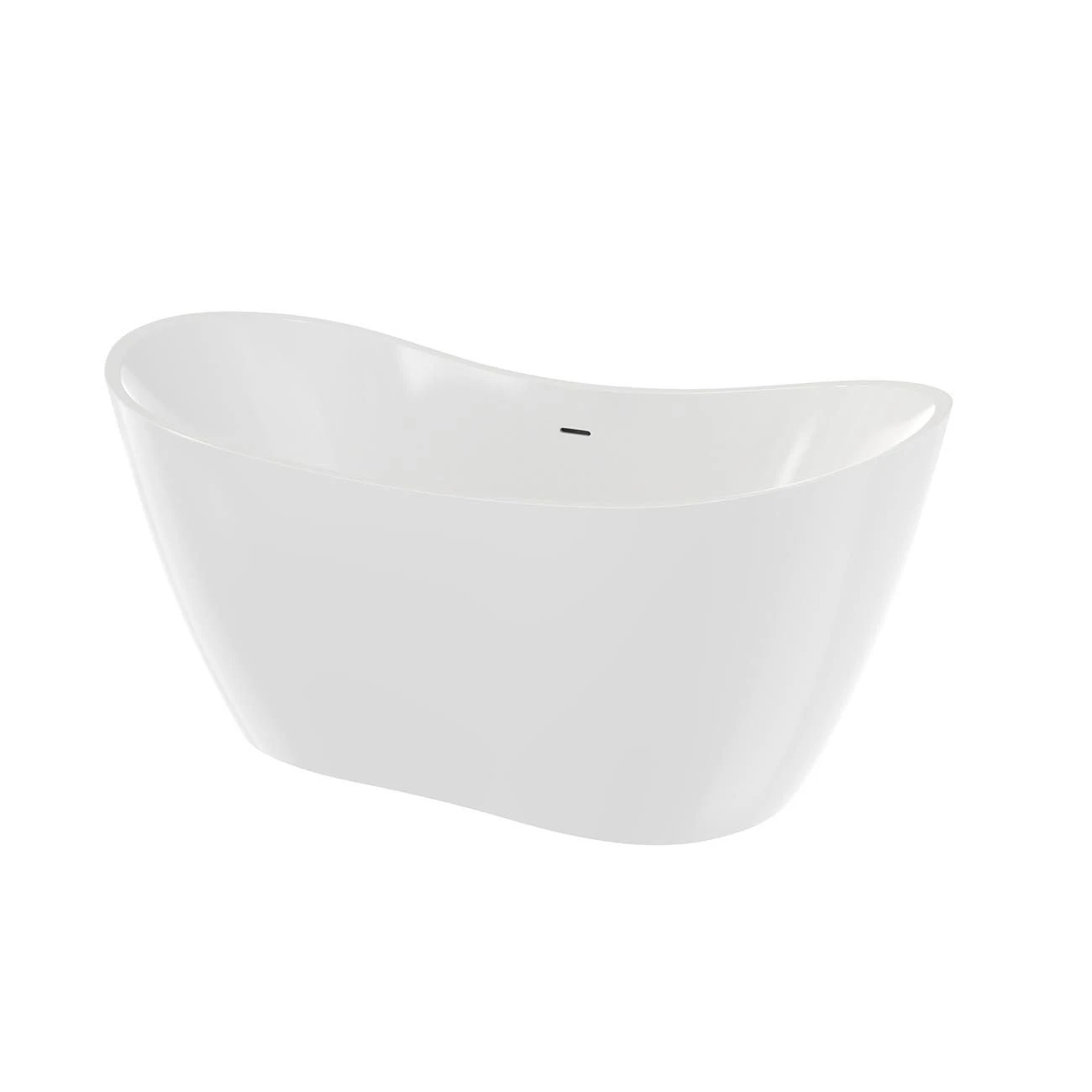 Philo Acrylic Double Slipper Freestanding Tub Package - Image 13