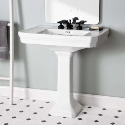 32 Inch Pedestal Sink