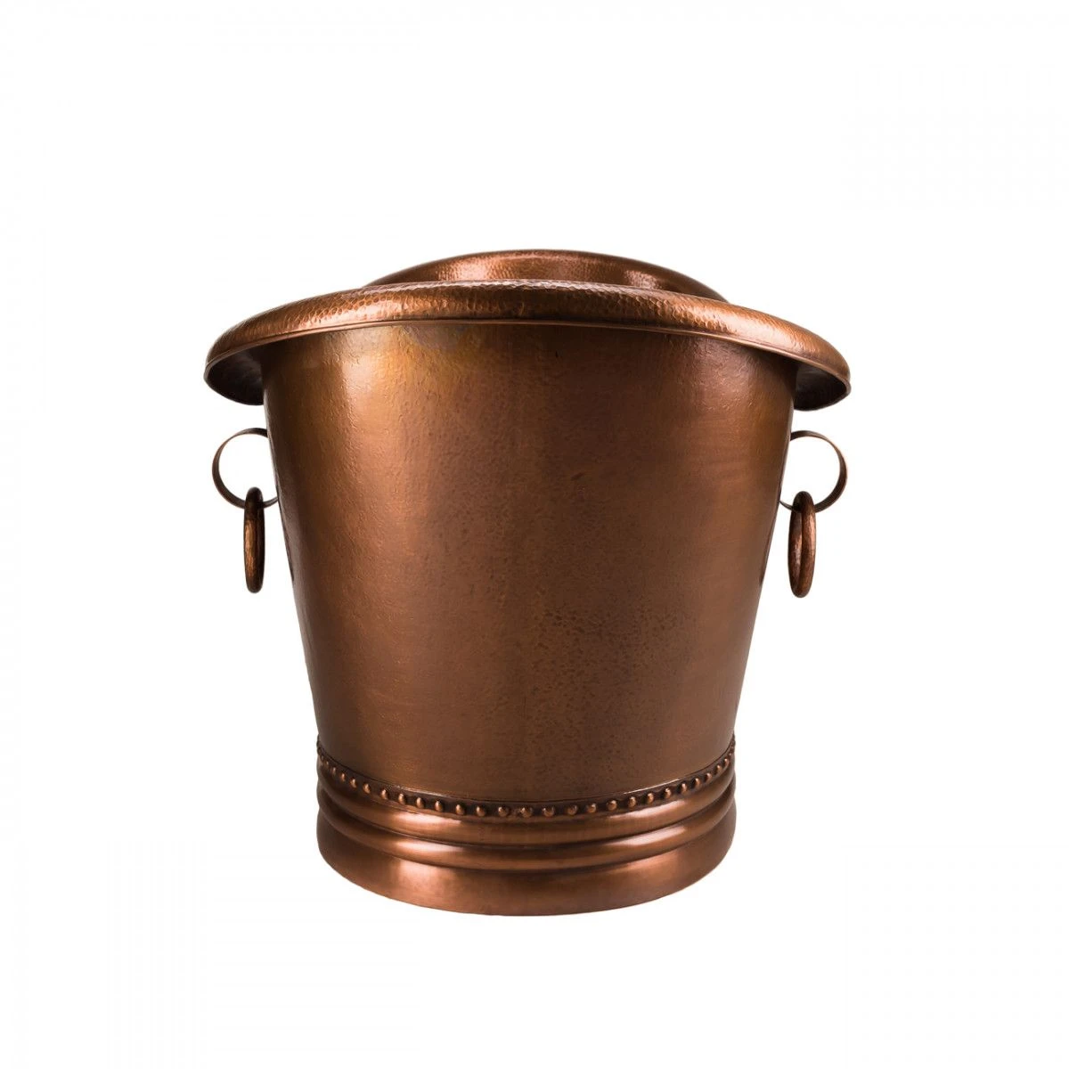 Hadley 71 Inch Copper Freestanding Double Slipper Bathtub - Medium Copper - Image 6