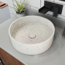 Terrazzo 14 Inch Round Bathroom Sink