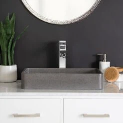 Portland Collection 20 Inch Concrete Vessel Sink