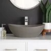 Portland Collection 22 Inch Concrete Vessel Sink