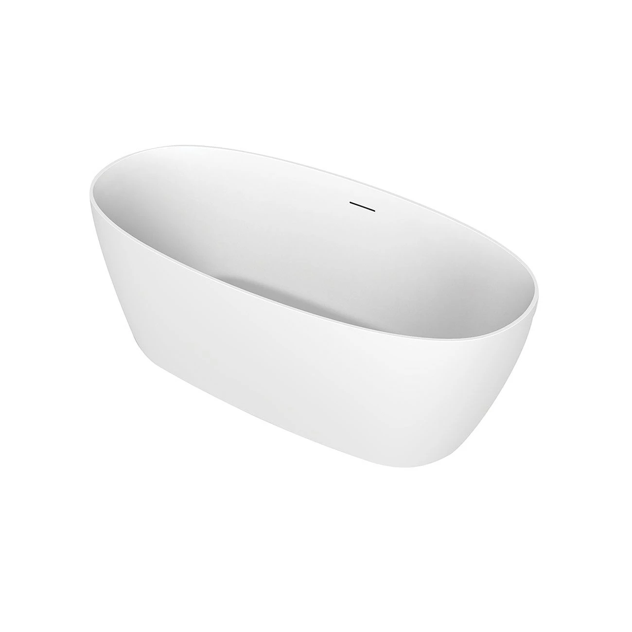 Henley Matte White Double Ended Freestanding Tub - Image 3