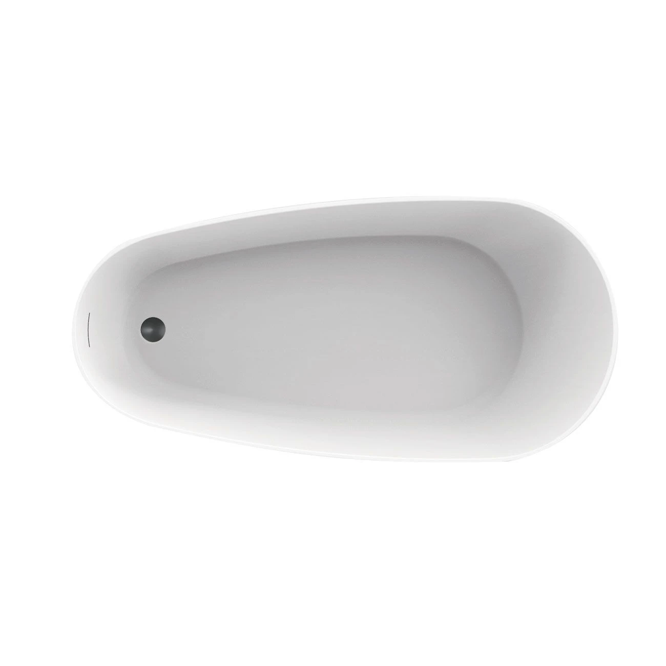 Torrance Matte White Contemporary Freestanding Tub - Image 14