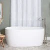 Torrance Matte White Contemporary Freestanding Tub