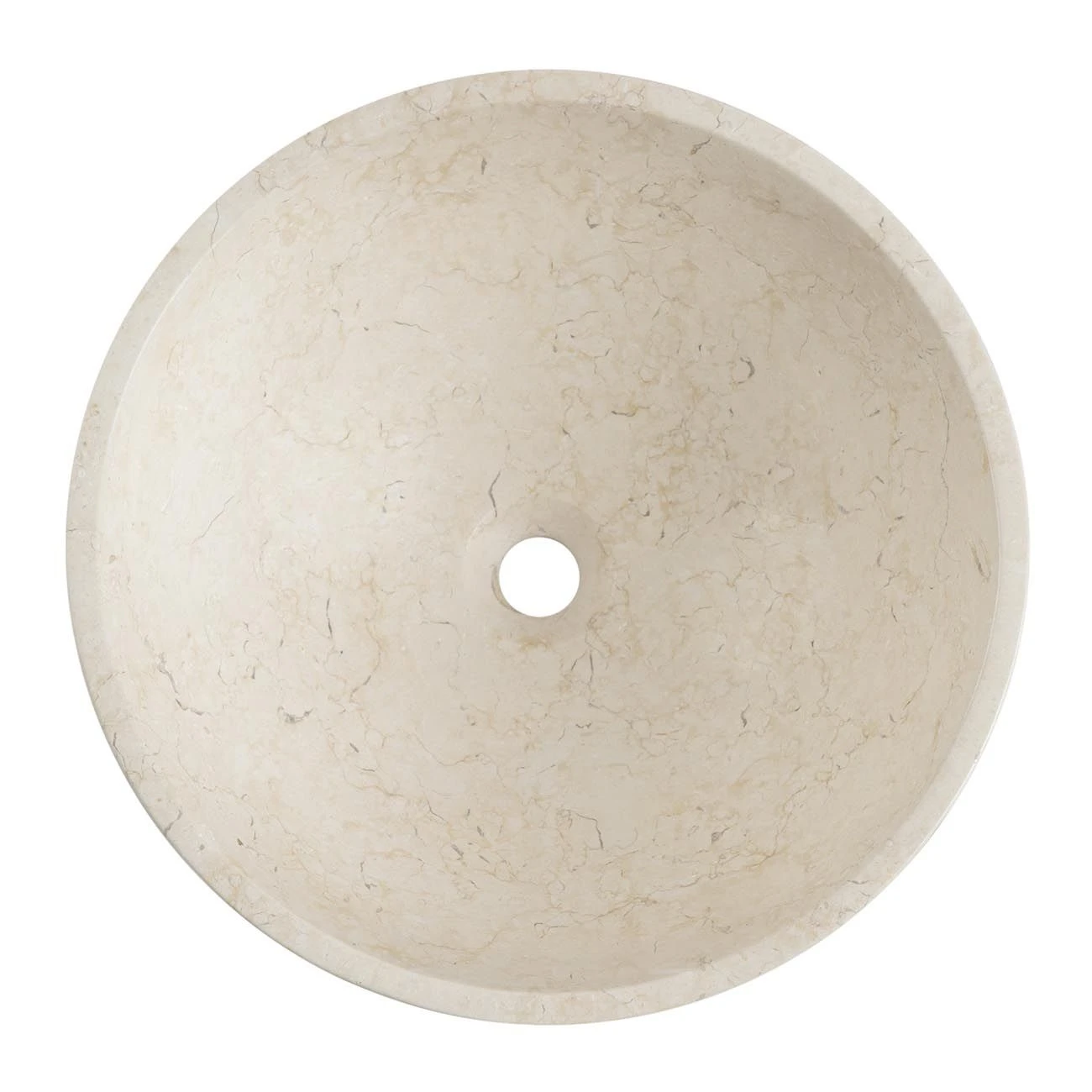 Brighton Beige Marble Vessel Bathroom Sink - Image 3