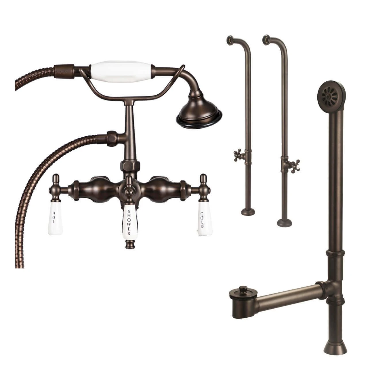 Mason Hill Collection Freestanding Faucet Set - Image 3
