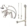 Mason Hill Collection Clawfoot Tub Rim Mount English Telephone Faucet With Handshower Complete Set