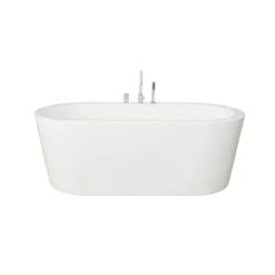 *Only One Available* Wyatt 67 Inch Acrylic Double Ended Freestanding Tub Package
